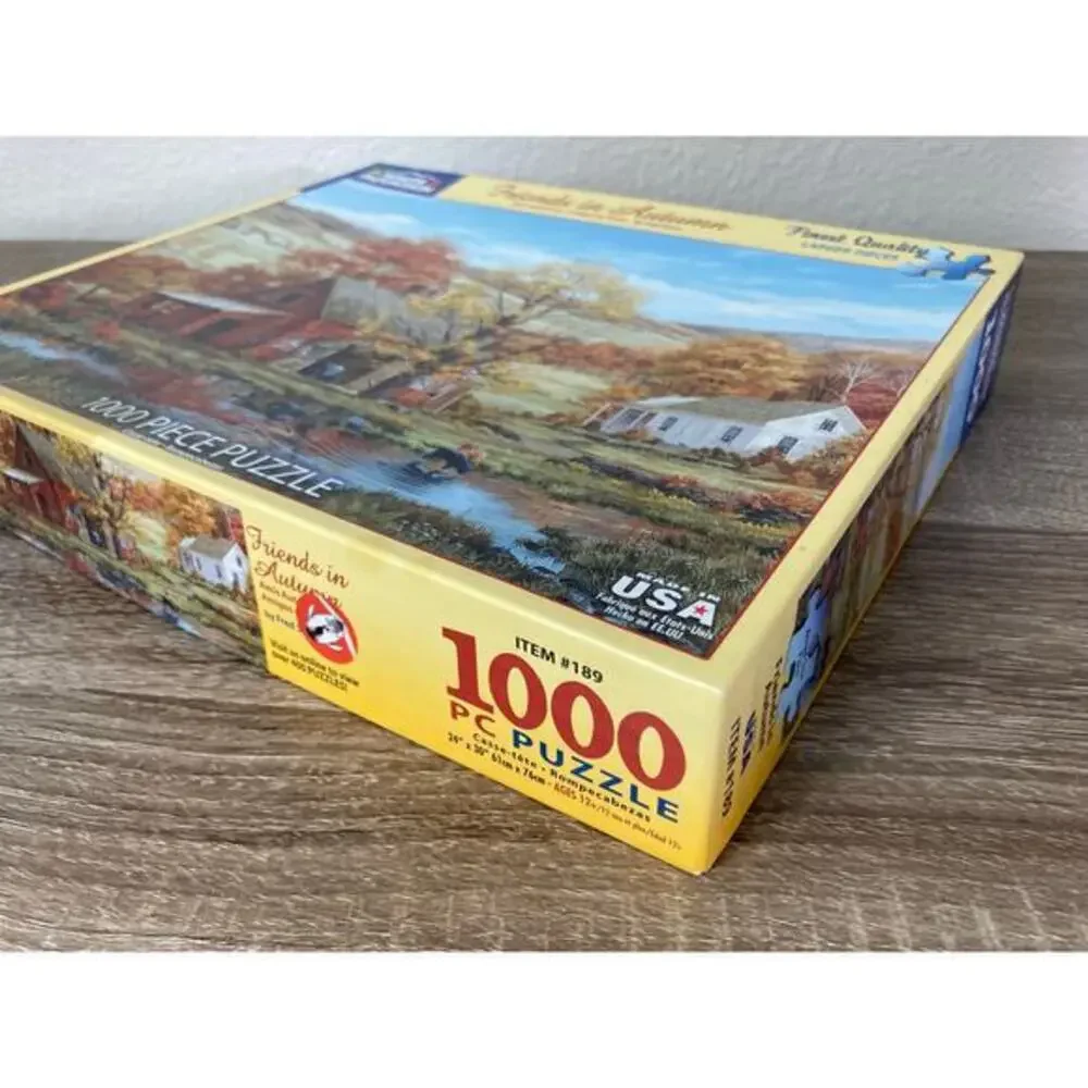 White Mountain Friends in Autumn 1000 Piece Jigsaw Puzzle Landscape‎ 2022